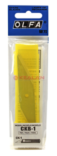 OLFA OL-CKB-1 лезвия для ножа CK-1, 18(35)х98х1 мм., 2 шт.