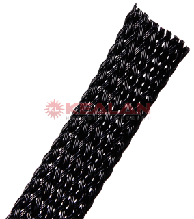 TEC SB-ES-10-Black гибкая черная оплетка для кабеля, 10-20 мм.