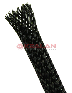 TEC SB-ES-6-Black гибкая черная оплетка для кабеля, 6-12 мм.