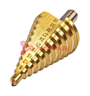 Сверло ступенчатое прямое 6-36 мм (TIN) 10 ст.