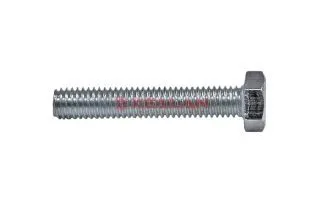 MixOne. болт с полной резьбой 6х35, шестигранная головка, оцинкованный, DIN933, ГОСТ 7798-70