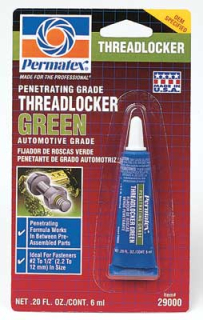 Permatex 29040 фиксатор резьбы проникающий, средняя фиксация, зеленый, 36 мл.