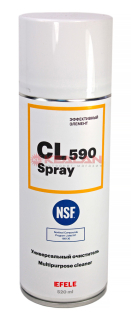 EFELE CL-590 SPRAY многофункциональное чистящее средство с пищевым допуском H1, 520 мл.