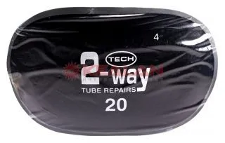 TECH 2-Way 20BK заплатка для ремонта камер, 160 х 100 мм.