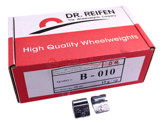 DR. REIFEN B-010 грузики балансировочные для литых дисков, 10 г, 100 шт.