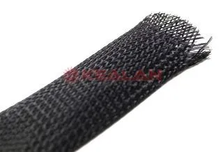 TEC SB-ES-30-Black гибкая черная оплетка для кабеля, 30-60 мм.