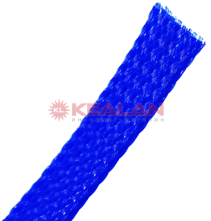 TEC SB-ES-10-Blue гибкая синяя оплетка для кабеля, диаметр 10 мм.