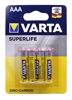 VARTA SUPERLIFE AAA батарейка, в упаковке 4 шт.