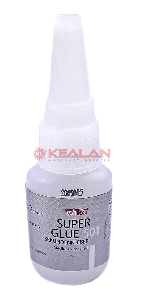WIKO CA Super Glue 501, клей, густой, 20 г.