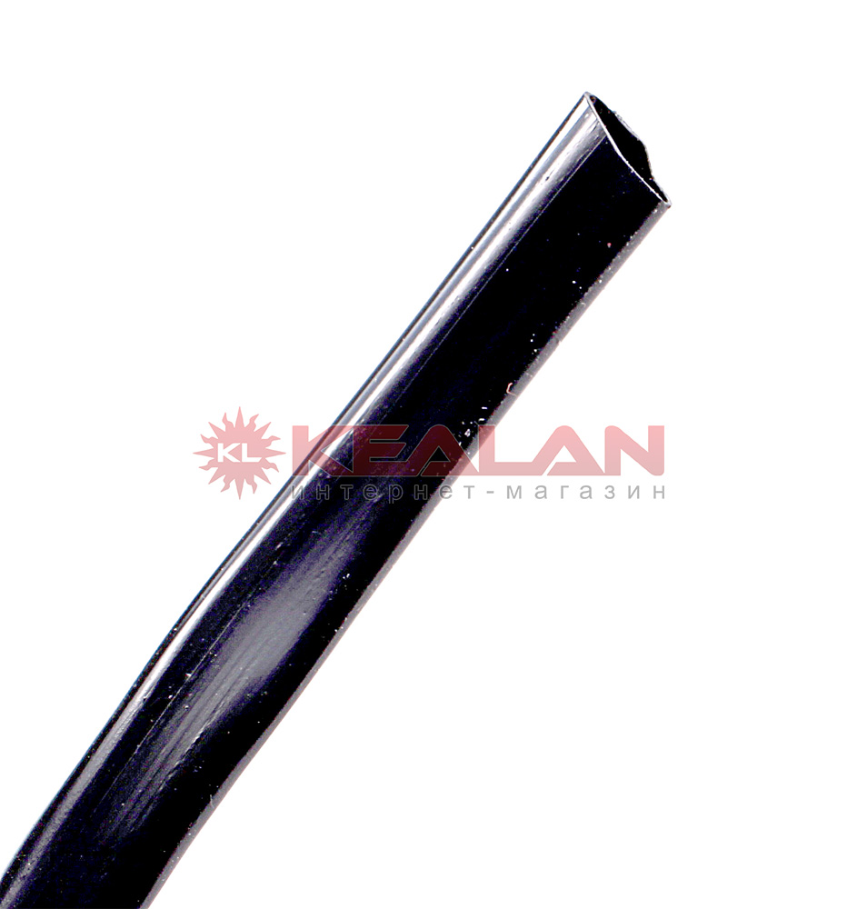 TEC KM-7 ПВХ трубка (кембрик), черный цвет, диаметр 7 мм.