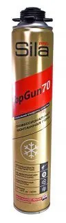 Sila Pro TopGun 70 winter, профессиональная монтажная пена, 880 мл.