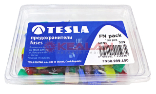 TESLA FN pack набор предохранителей ножевого типа, мини, 100 шт.