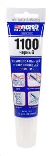 ABRO MASTERS SS-1100-3-BLK-RE герметик силиконовый, черный, 70 г.