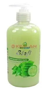 BIOSOAP STEFI крем-мыло огурец зеленый чай, 500 мл.