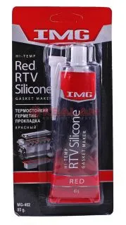 IMG MG-402 герметик прокладок термостойкий, красный, 85 г.