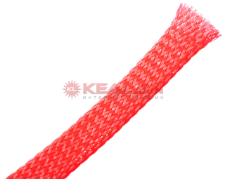 TEC SB-ES-10-Red гибкая красная оплетка для кабеля, диаметр 10 мм.