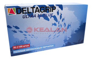 GWARD Deltagrip Ultra LS Blue перчатки нитриловые, голубого цвета, XL, 100 шт.