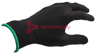 GWARD Touch перчатки нейлоновые черного цвета без покрытия, 8/M