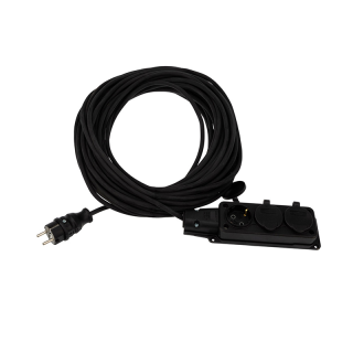 REXANT 11-7075 удлинитель-шнур КГ 3 гнезда, морозостойкий, с/з, 16 А, 3500 Вт, IP44, 3х1.5, 20 м.