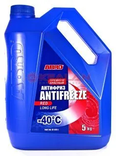 ABRO AF-655-L aнтифриз красный, 5 кг.
