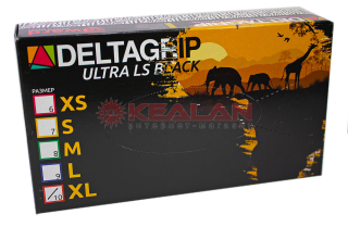 GWARD Deltagrip Ultra LS Black перчатки нитриловые, черного цвета, XL, 100 шт.
