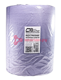 Adolf Bucher 100627 протирочная бумага, синяя, 34х35 см, 2 слоя, 1000 листов