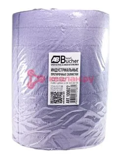 Adolf Bucher 100627 протирочная бумага, синяя, 34х35 см, 2 слоя, 1000 листов