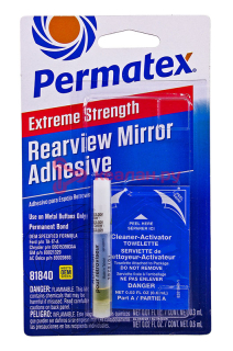 Permatex 81840 клей для зеркала заднего вида OEM, 0,6 мл.