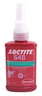 LOCTITE 648 флуоресцентный вал-втулочный фиксатор, высокотемпературный, быстроотверждаемый, 50 мл.