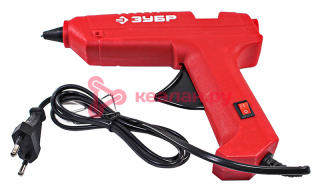 ЗУБР электрический термоклеевой пистолет, 11 мм, выход клея 10 г/мин.