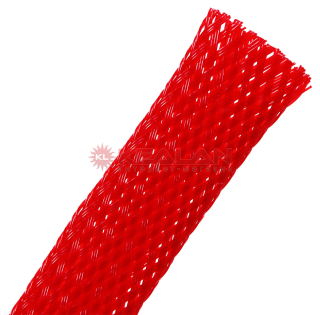 TEC SB-ES-12-Red гибкая красная оплетка для кабеля, диаметр 12 мм.
