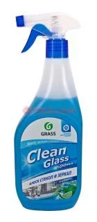 GRASS CLEAN GLASS голубая лагуна, блеск стекол и зеркал, 600 мл.