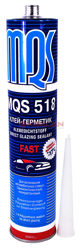MATEQUS MQS 518 клей-герметик для вклейки стекла, 310 мл.