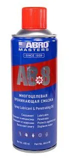 ABRO MASTERS AB-8-R смазка-спрей универсальная, 450 мл.