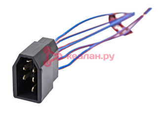 CARGEN AX34502 разъем 2108-3724360 межжгутовой 7-ми контактный штыревой серии 2.8, с проводами 0,75 