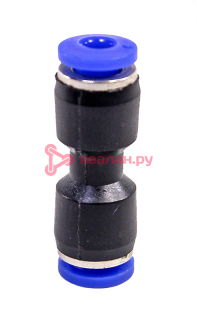 TEC FP-4 фитинг для трубок, прямой, пластиковый, входной размер 4 мм.