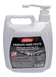 SHIMA PREMIUM паста для очистки рук с натуральным скрабом, 3 л.