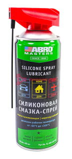 ABRO MASTERS смазка-спрей силиконовая с насадкой, 400 мл.
