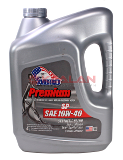 ABRO MO-SB-10-40-SP-4L масло моторное полусинтетическое SAE 10W40 SP, 4 л.