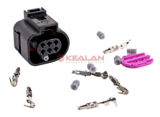 CARGEN AX6556S разъем 1J0973713 (6pin) 6 контактов блока дроссельной заслонки для Seat, Skoda, Volks