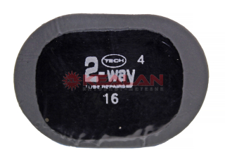 TECH 2-Way 16 заплатка для ремонта камер, 40 х 30 мм.