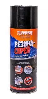 ABRO MASTERS LS-450-BLK-RE герметик эластичный резина-спрей, чёрный, 450 мл.