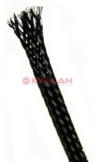 TEC SB-ES-5-Black гибкая черная оплетка для кабеля, диаметр 5 мм.