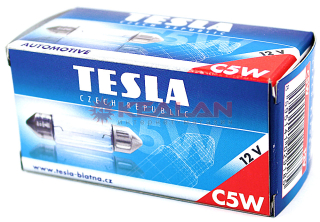 TESLA C5W лампа автомобильная 12V