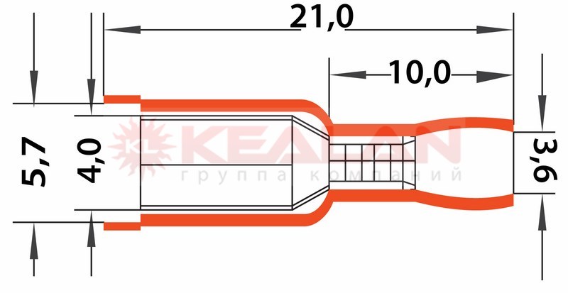 TEC РШИ-М 1.5-4 разъем штекерный изолированный, 100 шт.