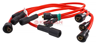 CARGEN 21013707080CU высоковольтные провода красные с медной жилой (нулевое сопр.) для Lada(ВАЗ), Volkswagen карбюратор OEM: 21013707080 (комплект)