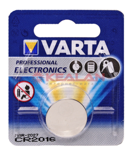 VARTA ELECTRONICS CR2016 литиевая батарейка, 1 шт.