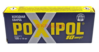 POXIPOL 00268-24-96 холодная сварка, эпоксидный клей металлический, 70 мл.