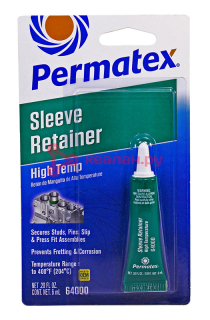 Permatex 64000 фиксатор втулок, термостойкий, зазор до 0,18 мм., 6 мл.