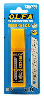 OLFA OL-MTB-10B лезвия сегментированные для OL-MT-1, 9 сегментов, 12,5 мм.